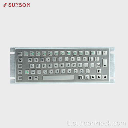 Hindi tinatagusan ng tubig IP65 Industrial Metal Keyboard